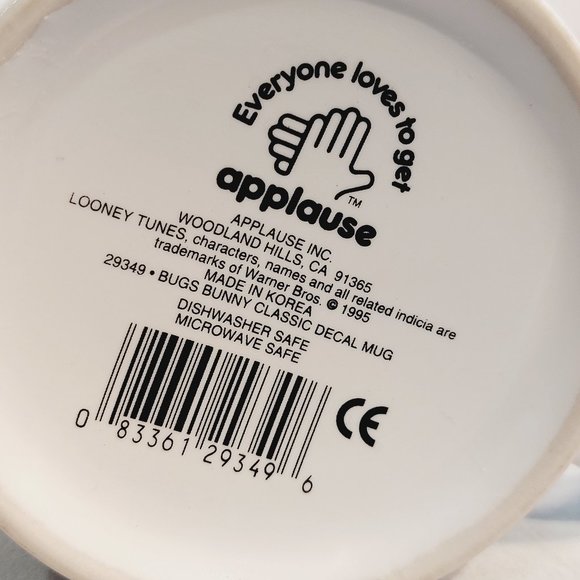 Vtg 1995 Bugs Bunny and Friends Mug and Personal-sized Mat - Applause - Picture 6 of 6